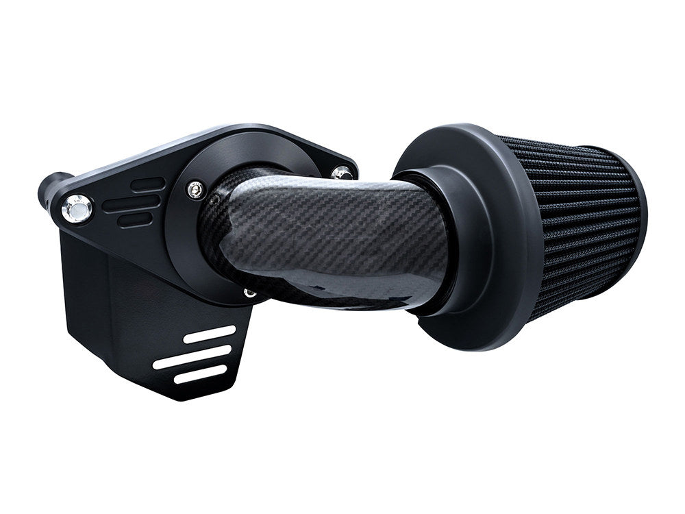 90deg VO2 Falcon Air Cleaner Kit – Weaved Carbon Fibre. Fits Touring 2017-2024 & Softail 2018-2024