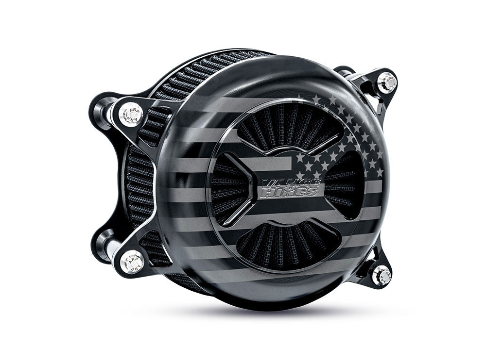 VO2 America Air Cleaner Kit – Black. Fits CVO Touring 2023up, Street Glide & Road Glide 2024up, Touring 2025up & Softail 2025up