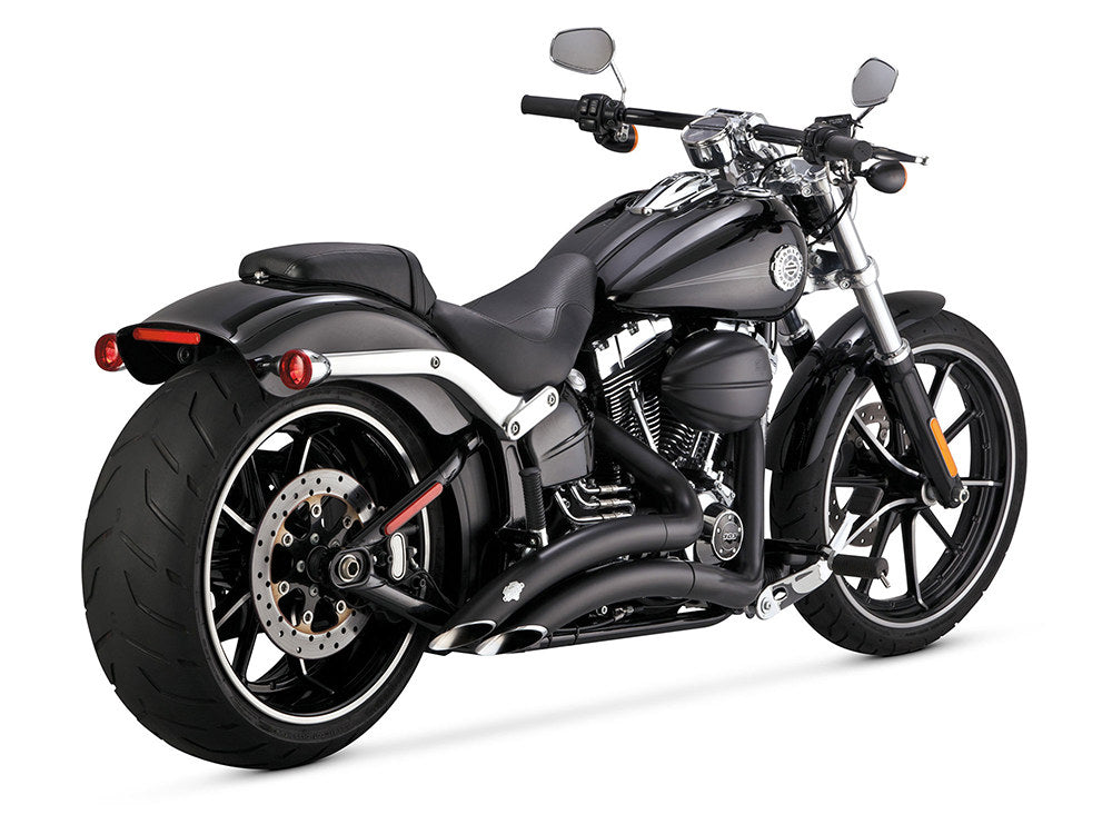 Big Radius Exhaust – Black. Fits Softail Breakout 2013-2017