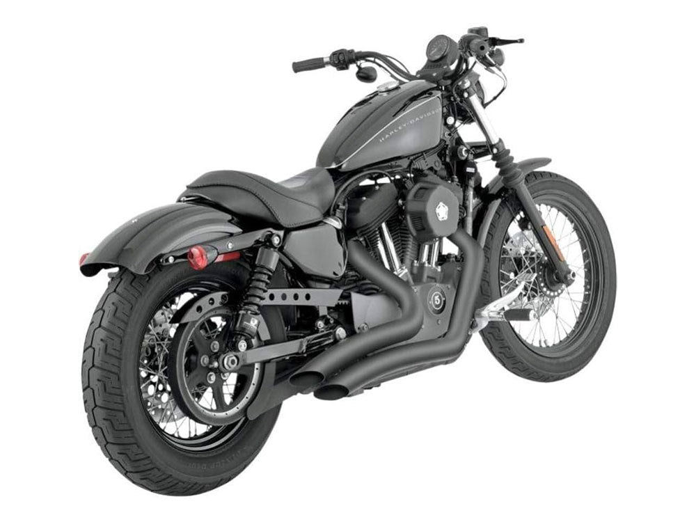Big Radius Exhaust – Black. Fits Sportster 2014-2021