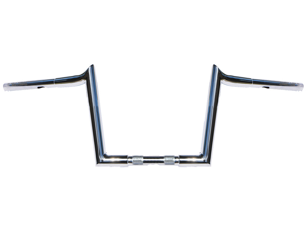 10in. x 1-1/4in. Chubby Hooked Ape Hanger Handlebar – Chrome.