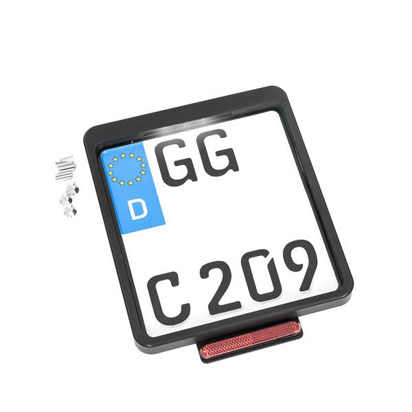 "Blind Hole" German License Plate Holder