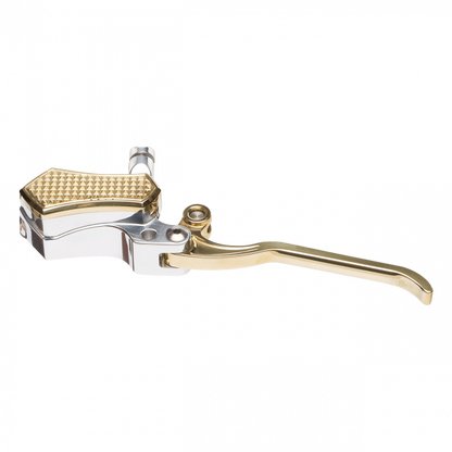 Diamond Slim Hydraulic Clutch Polished – Cap Brass – Lever Brass