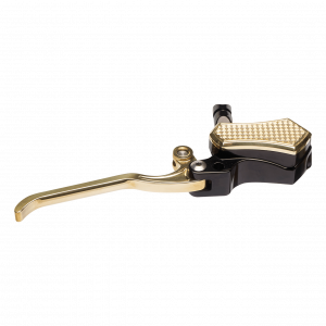 Diamond Slim Brake Master Cylinder Black – Cap Brass – Lever Brass