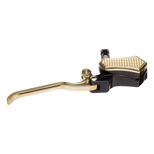 Diamond Slim Brake Master Cylinder Black – Cap Brass – Lever Brass