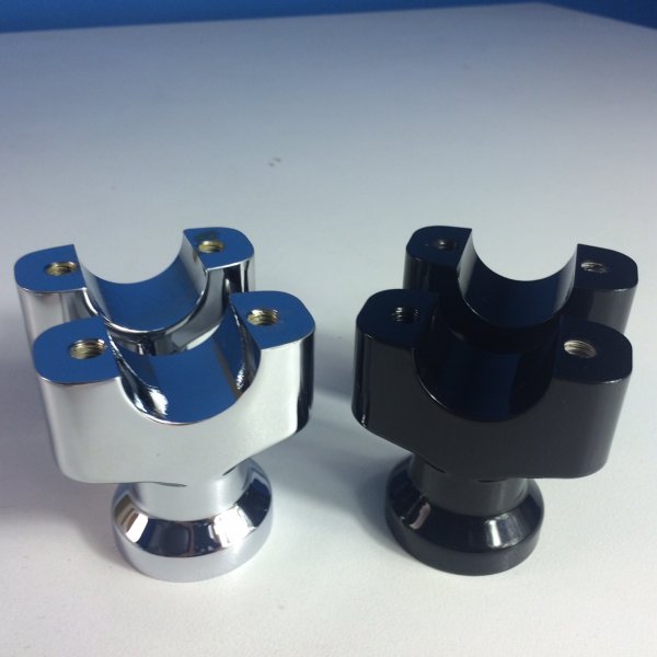 1-1/4? Clamping Risers to suit OEM Breakout analogue speedo top clamp