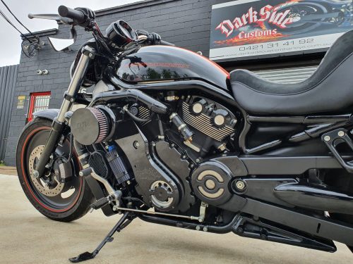 DarkSide Custom Harleys Supercharger Kit – V-Rod Stage 2