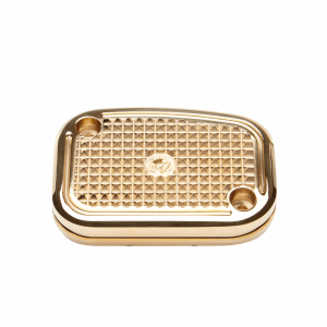 Diamond Front Master Cylinder Cover “Hydraulic Clutch” Brass