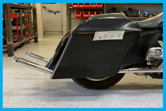 DBC311 | Harley-Davidson Up-Swept Performance Bagger Trumpet Slip Ons 1998 To 2024