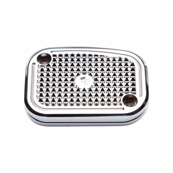 Diamond Front Master Cylinder Cover “Hydraulic Clutch” Chrome