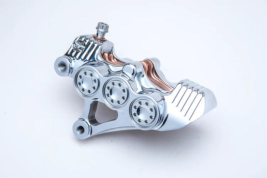 B-62 6-PISTON MONOBLOCK BRAKE CALIPERS, FOR 11.8" ROTOR -CHROME