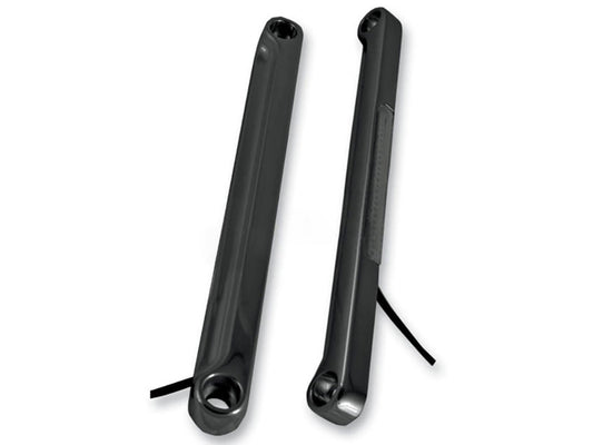Front Indicator Turn Signal Strips with Smoked Lens & Amber LED’s – Black. Fits FLST 1990-2017.