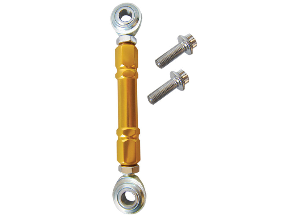 Mid Controls Shift Linkage – Gold. Fits Dyna 1991-2017 & FXR 1982-1994.