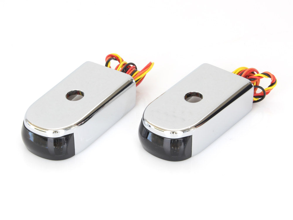 Strut Light Kit with Red Run/Brake & Amber Turn Signal – Chrome. Fits Sport Glide & Low Rider 2018up.