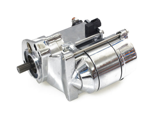 1.7kw Starter Motor – Chrome. Fits Big Twin 1989-2006