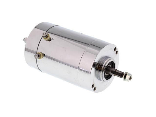 12 Volt Generator – Chrome. Fits as OEM replacement for Big Twins 1965-1969 & Sportster 1965-1981.