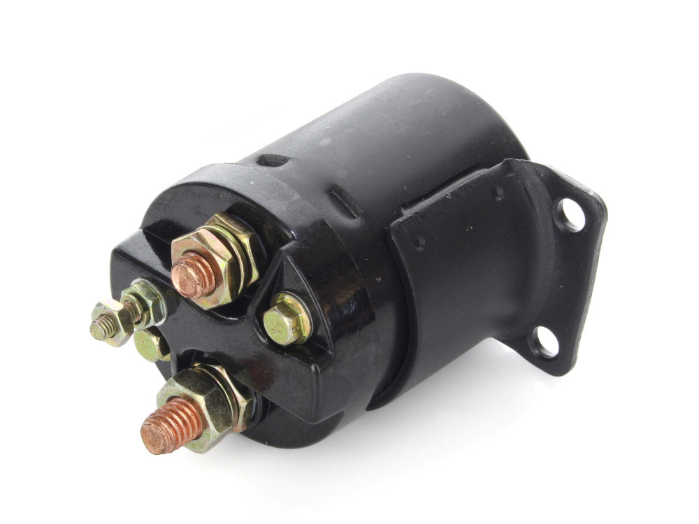 Starter Solenoid – Black. Fits 4Spd Big Twin 1965-1986, Softail 1984-1988 & Sportster 1967-1980.