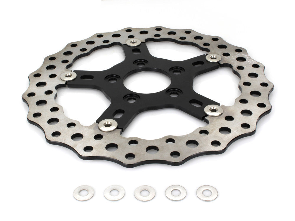 11.5in. Front or Rear Jagged Disc Rotor. Fits Big Twin 2000up & Sportster 2000-2021.