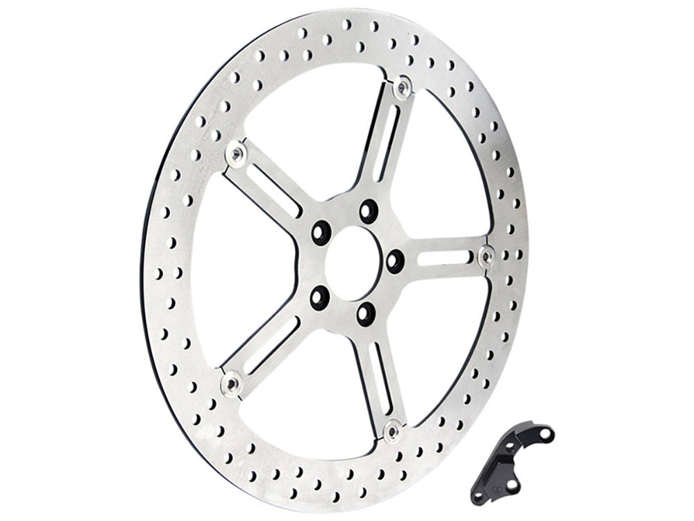 15in. Right Hand Front Big Brake Disc Rotor. Fits Softail 2015-2017 & Dyna 2006-2017.