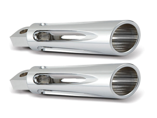 Deep Cut Footpegs – Chrome.