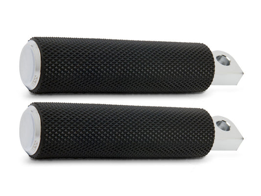Knurled Fusion Footpegs – Chrome.