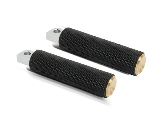 Knurled Fusion Footpegs – Brass