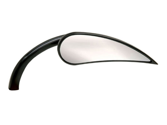 Rad II Teardrop Mirror – Black. Fits Right.