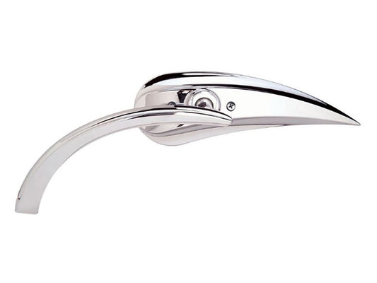 Rad II Teardrop Mirror – Chrome. Fits Left.