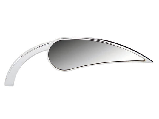 Rad II Teardrop Mirror – Chrome. Fits Right.