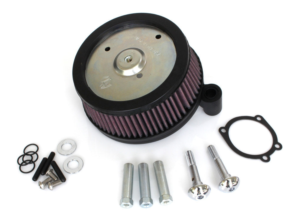 Stage 1 Big Sucker Air Cleaner Kit – Black. Fits Softail 2000-2014, Dyna 1999-2017 & Touring 2002-2007.