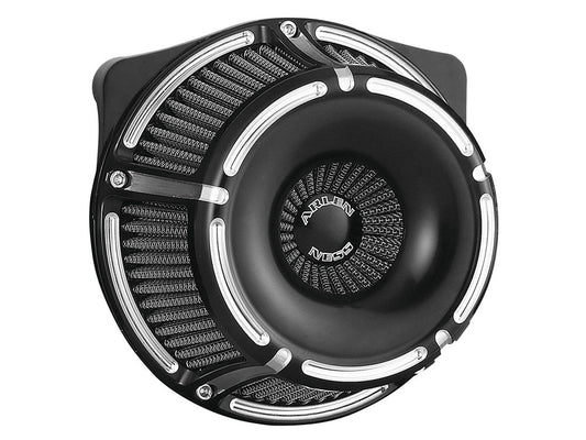 Slot Track Air Cleaner Kit – Black. Fits Touring 2017up & Softail 2018up.