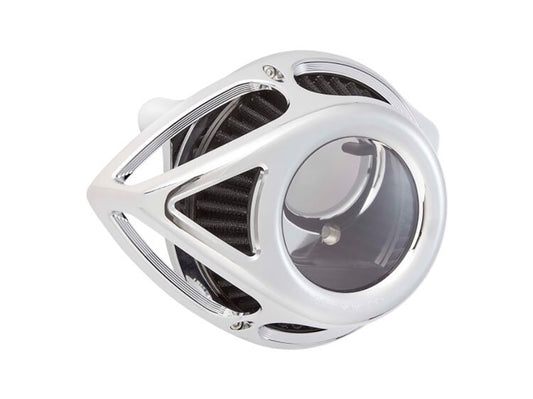 Tear Sucker Clear Air Cleaner Kit – Chrome. Fits Touring 2017-2024 & Softail 2018-2024