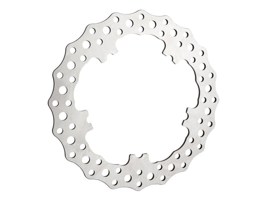 11.8in. Front Jagged Disc Rotor – Stainless Steel. Fits V-Rod & Dyna 2006-2017 Models with OEM Cast Wheel.