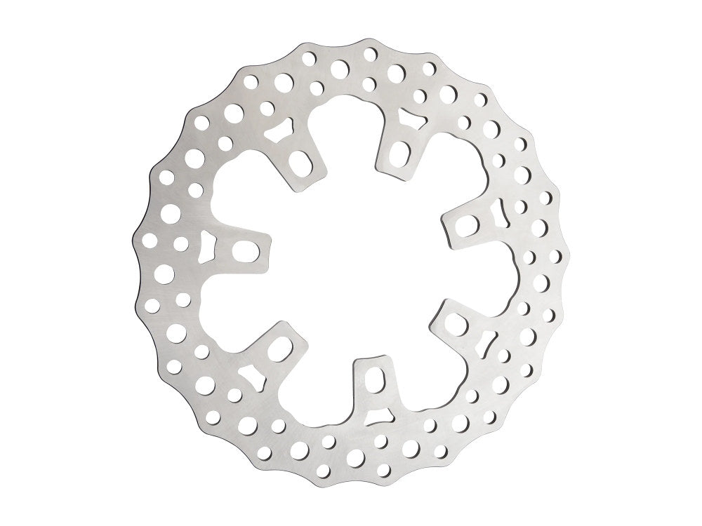 11.8in. Front Jagged Disc Rotor – Stainless Steel. Fits Touring ‘Limited’ Models 2020-2023 with OEM Wheel.