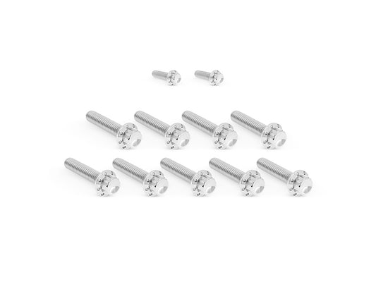 Titanium 12-Point Cam Cover Bolt Kit – Polished. Fits Most Touring 2017-2024 & Softail 2018-2024