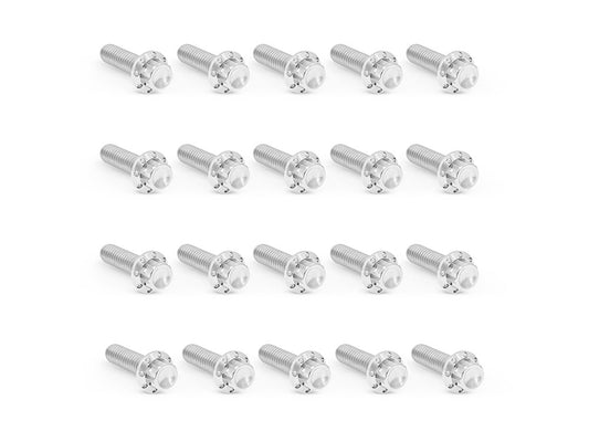 Titanium 12-Point Rocker Cover Bolt Kit – Polished. Fits Milwaukee-Eight 2017up