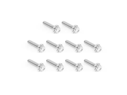 Titanium 12-Point Cam Cover Bolt Kit – Polished. Fits Twin Cam 1999-2017