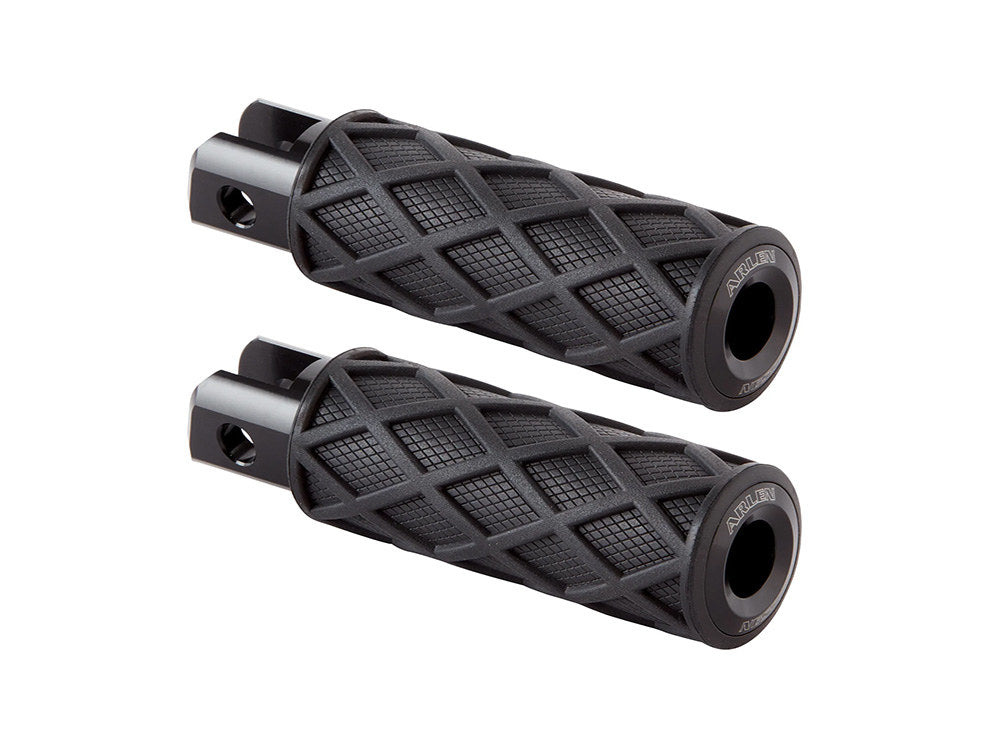 Diamond Footpegs – Black. Fits Softail 2018up Front Rider