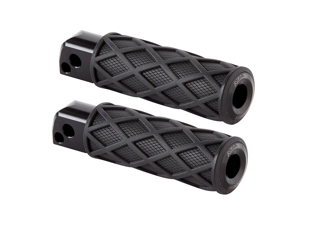 Diamond Footpegs – Black. Fits Softail 2018up Rear Passenger