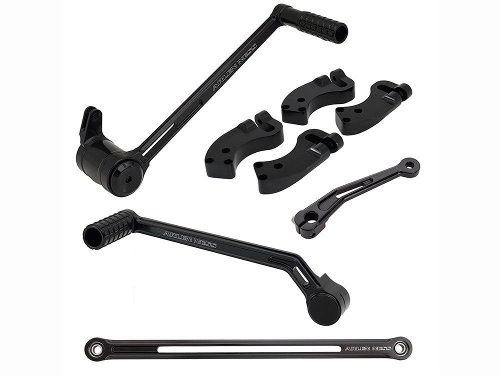 +3in. Extended Reach Foot Control Kit – Black. Fits Touring 2008up