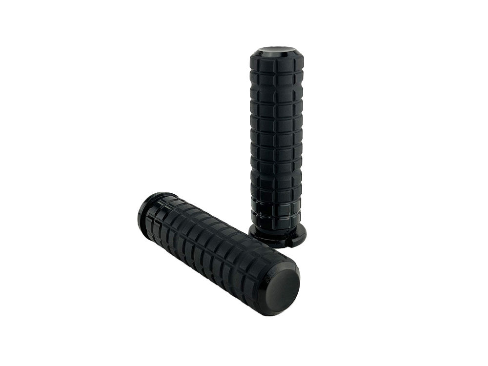 SpeedLiner Handgrips – Black. Fits H-D with Throttle Cable.