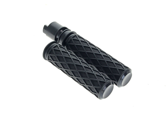 Diamond Handgrips – Black. Fits CVO Touring 2023up, Street Glide & Road Glide 2024up, Touring 2025up & Softail 2025up