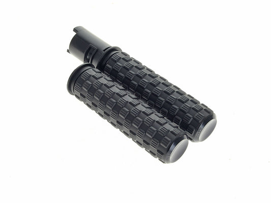 Air Trax Handgrips – Black. Fits CVO Touring 2023up, Street Glide & Road Glide 2024up, Touring 2025up & Softail 2025up