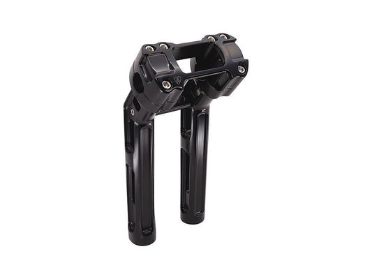 10in. Method Kickback Risers – Black. Fits Softail Street Bob, Low Rider ST, Standard & Breakout 2018-2024