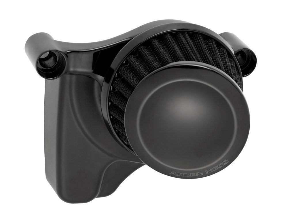 Mini 22° Air Cleaner Kit – Black. Fits Touring 2017-2024 & Softail 2018-2024
