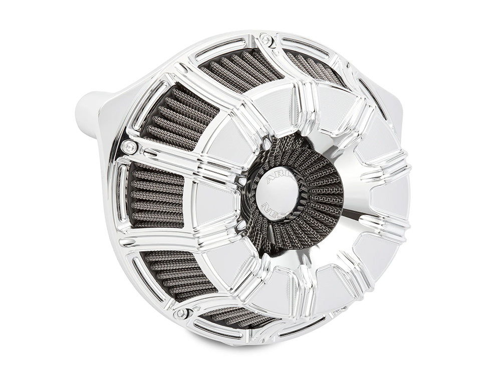 10-Gauge Air Cleaner Kit – Chrome. Fits CVO Touring 2023up, Street Glide & Road Glide 2024up, Touring 2025up & Softail 2025up