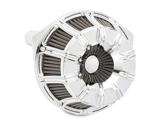10-Gauge Air Cleaner Kit – Chrome. Fits CVO Touring 2023up, Street Glide & Road Glide 2024up, Touring 2025up & Softail 2025up