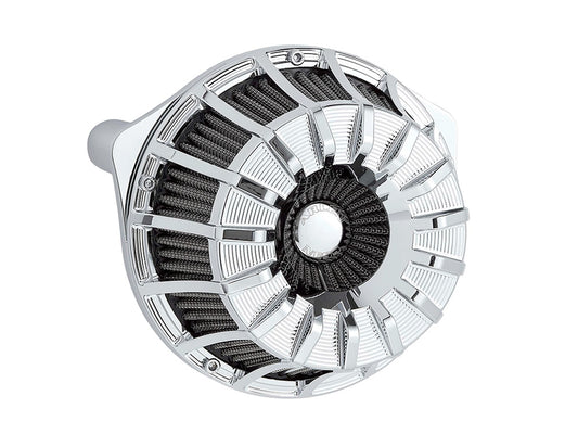 15-Spoke Air Cleaner Kit – Chrome. Fits CVO Touring 2023up, Street Glide & Road Glide 2024up, Touring 2025up & Softail 2025up