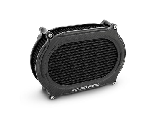 Stage 2 Oval Performance Air Filter – Carbon Fibre. Fits CVO Touring 2023up, Street Glide & Road Glide 2024up, Touring 2025up & Softail 2025up