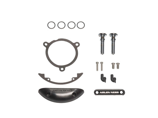 Inverted Air Cleaner Hardware Kit – Black. Fits Twin Cam 1999-2017.